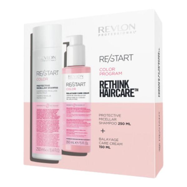 Duo routine cheveux colorés Restart couleur Revlon