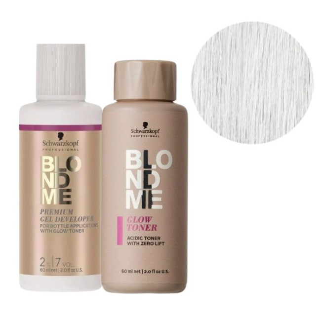 Duo Patine BlondMe 0-00 + Entwickler Schwarzkopf 2x60ml