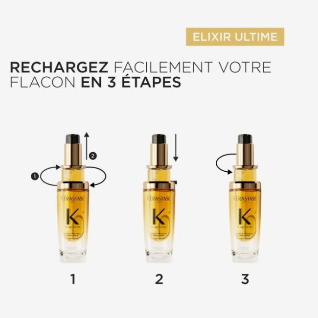 Duo Huile Originale & recharge Elixir Ultime Kérastase