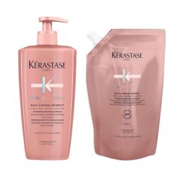 Duo bain Chroma Absolu & recharge cheveux fins à normaux Kérastase