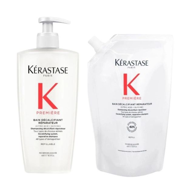 Duo bain décalcifiant réparateur Première & recharge Kérastase