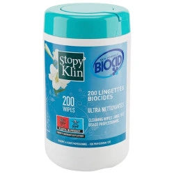 Lingettes nettoyantes biocide Steriklin x200