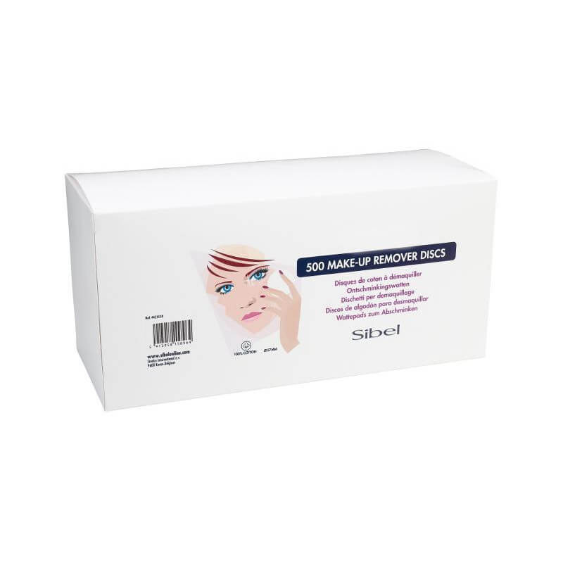 500 wattenschijfjes om make-up te verwijderen