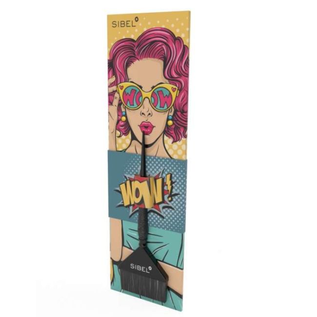 Plateau et pinceau balayage Pop art Sibel