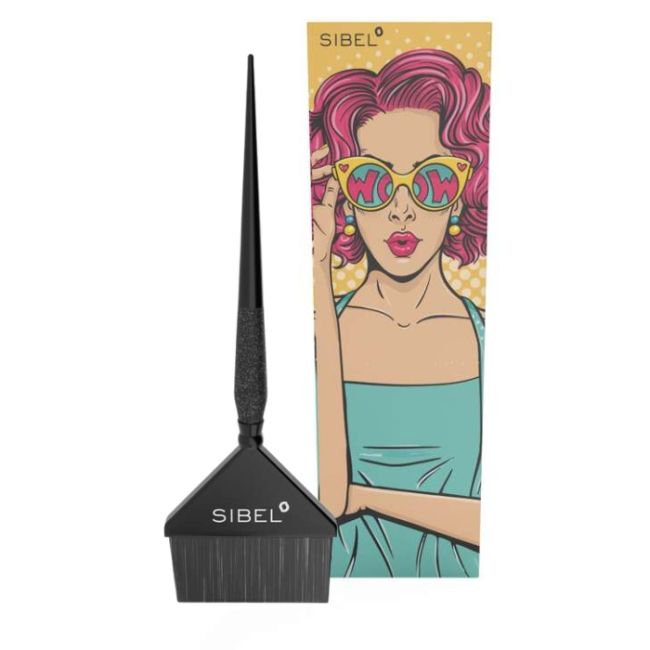 Plateau et pinceau balayage Pop art Sibel