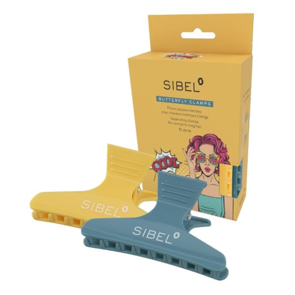 Pinces papillon Pop Art Sibel