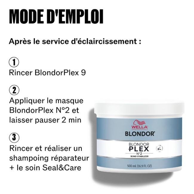 Masque BlondorPlex N°2 Wella 500ml
