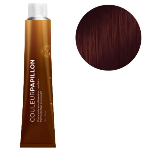 Coloration Couleur Papillon 5.54 Châtain Clair Acajou Cuivré Coiffance 100ml
