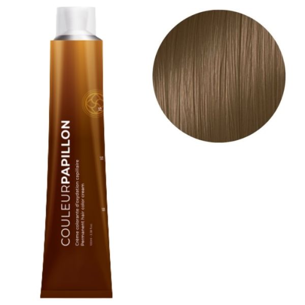 Coloración Butterfly Color 8.13 Rubio Claro Ceniza Dorado Peinado 100ml