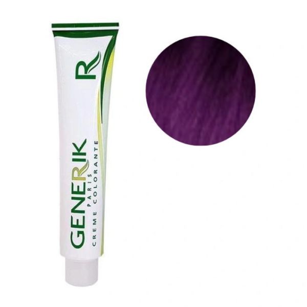 Coloration sans ammoniaque 6.22 Blond foncé violine intense Generik 100ml