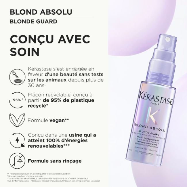 Spray theroprotecteur Blonde Guard Blond Absolu Kérastase 45ml
