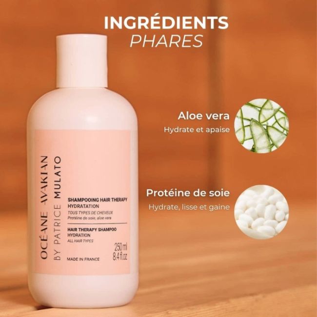 Shampooing Hair Therapy Hydratation Océane Avakian by Patrice Mulato 500ml