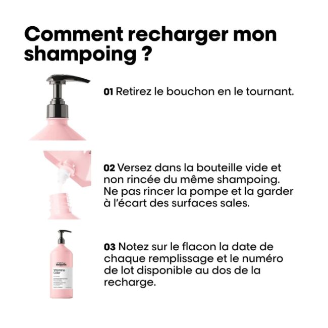 Recharge Shampooing Vitamino Color L'Oréal Professionnel 1L