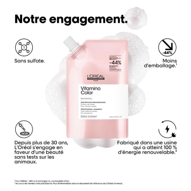 Recharge Shampooing Vitamino Color L'Oréal Professionnel 1L