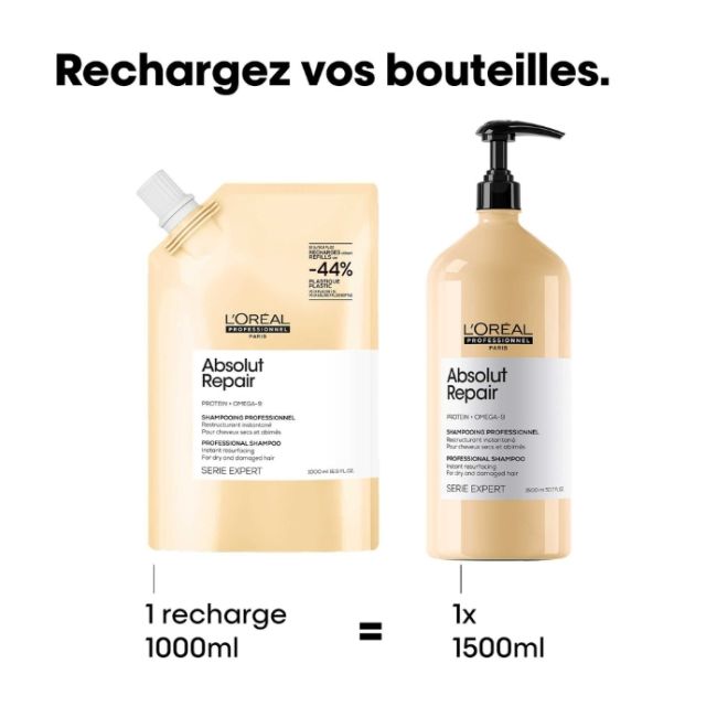 Recharge Shampooing Absolut Repair L'Oréal Professionnel 1L