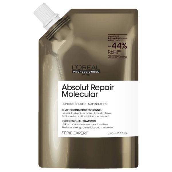 Recharge Shampooing Absolut Repair Molecular L'Oréal Professionnel 1L