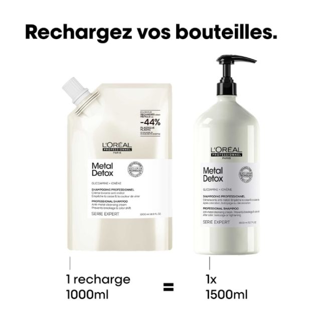 Recharge Shampooing Metal Detox L'Oréal Professionnel 1L