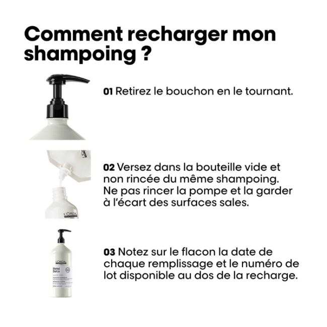 Recharge Shampooing Metal Detox L'Oréal Professionnel 1L