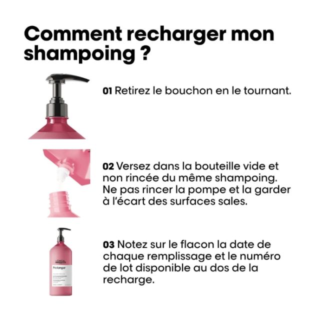 Recharge Shampooing Pro Longer L'Oréal Professionnel 1L