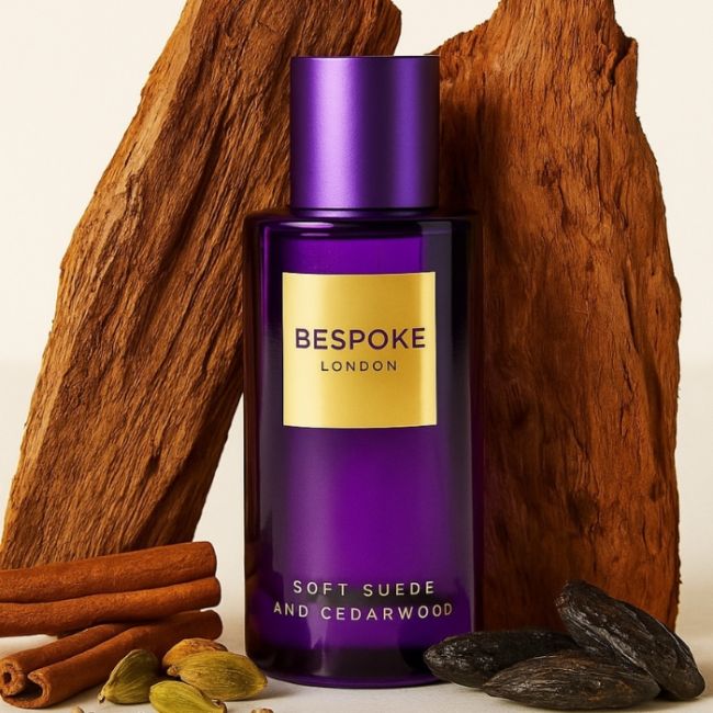 Parfum Soft Suede and Cedarwood Bespoke Man Gold Collection 100ml