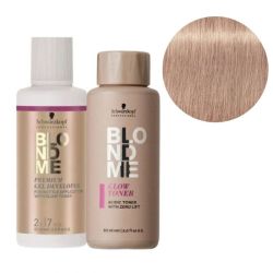 copy ofcopy ofcopy ofcopy ofcopy ofDuo Revelador e Patine Nuanceador Brilho Neutro 0-00 BlondMe Schwarzkopf 2x60ML