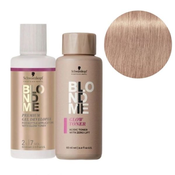 Duo Révélateur et Patine Nuanceur Éclat Biscuit 9-49 BlondMe Schwarzkopf 2x60ML