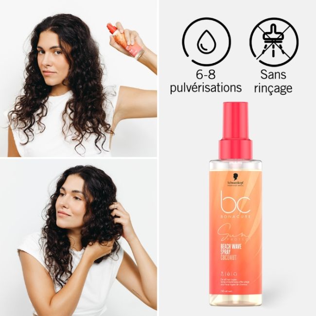 Spray ondulations effet plage BC Sun Schwarzkopf 150ml