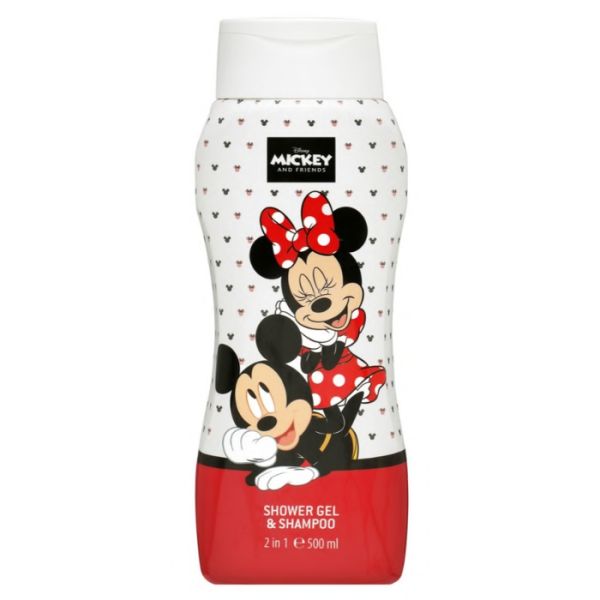 Gel douche et shampooing Mickey & Minnie 500ml