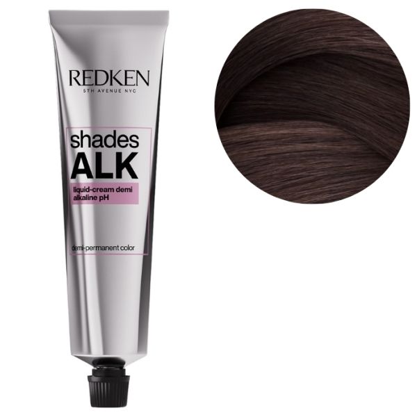 Coloration ton sur ton alcalin sans ammoniaque Shades ALK 4NA Storm Cloud Redken 60ml