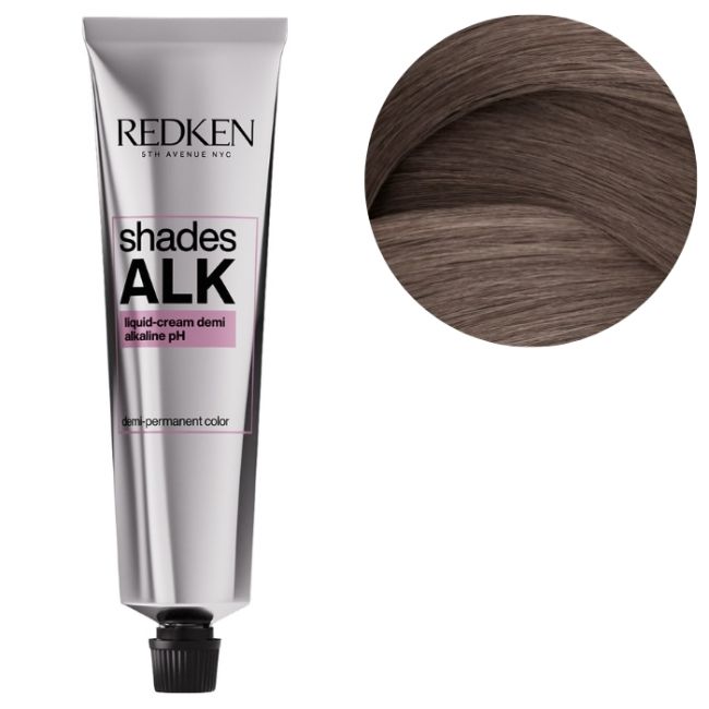 Coloration ton sur ton alcalin sans ammoniaque Shades ALK 6T Iron Redken 60ml