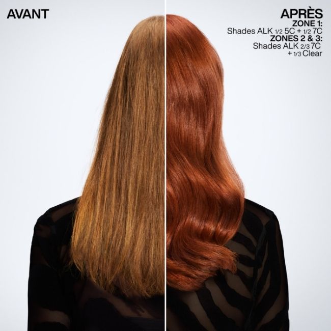Coloration ton sur ton alcalin sans ammoniaque Shades ALK 6CB Amber Glaze Redken 60ml
