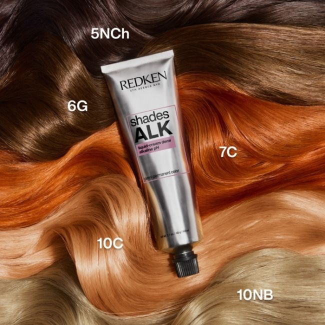 Coloration ton sur ton alcalin sans ammoniaque Shades ALK 10T Platinum Redken 60ml