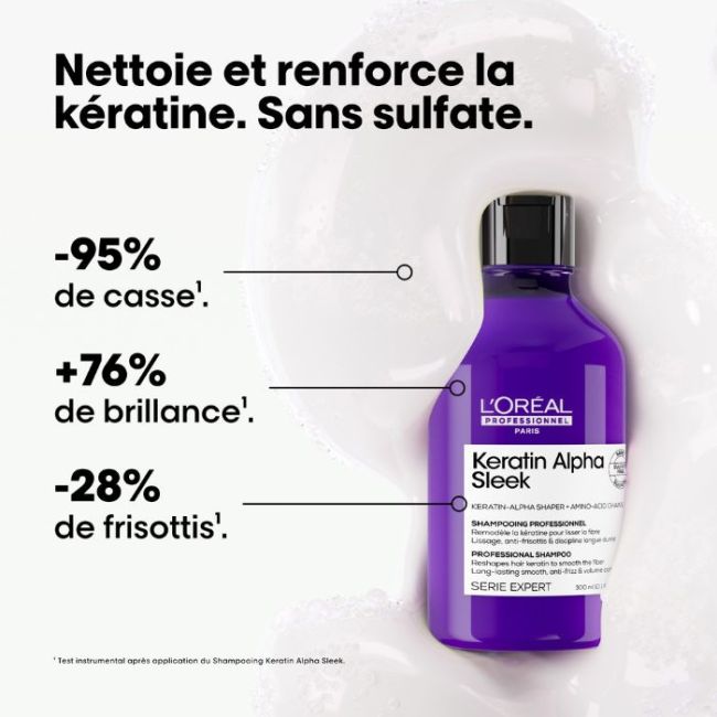 Champú Keratin Alpha Sleek L'Oréal Professionnel 300ML