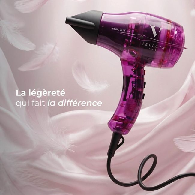 Inonic hair dryer TGR 1.7 fuchsia 1740W Velecta® Paris
