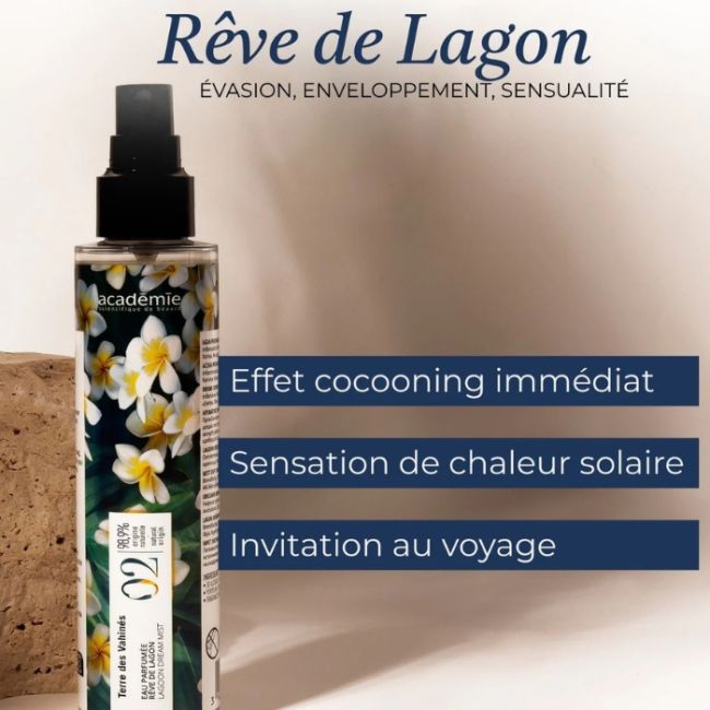 Eau parfumée Terre des Vahinés Rêve de Lagon Académie Scientifique de Beauté 150ml