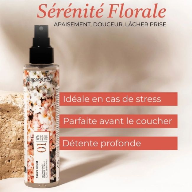 Eau parfumée Sakura Délicat Sérinité Florale Académie Scientifique de Beauté 150ml