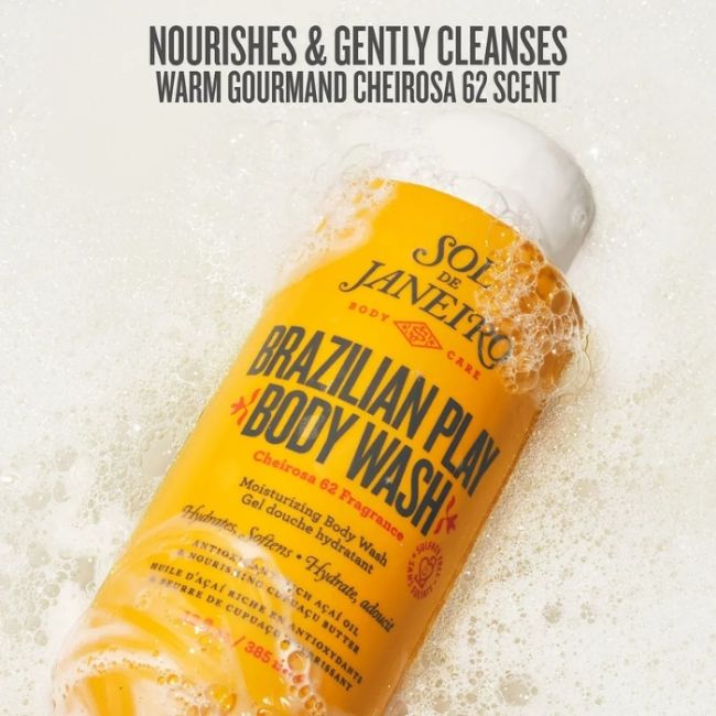 Gel Douche Crème Brazilian Play Shower wash Sol de Janeiro 385ml