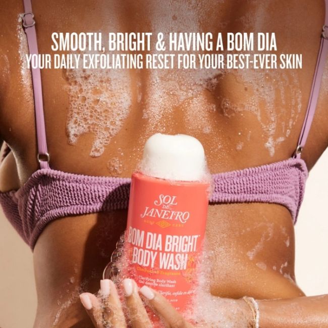 Gel Douche aux AHA BHA Bom Dia Bright Sol de Janeiro 385ml