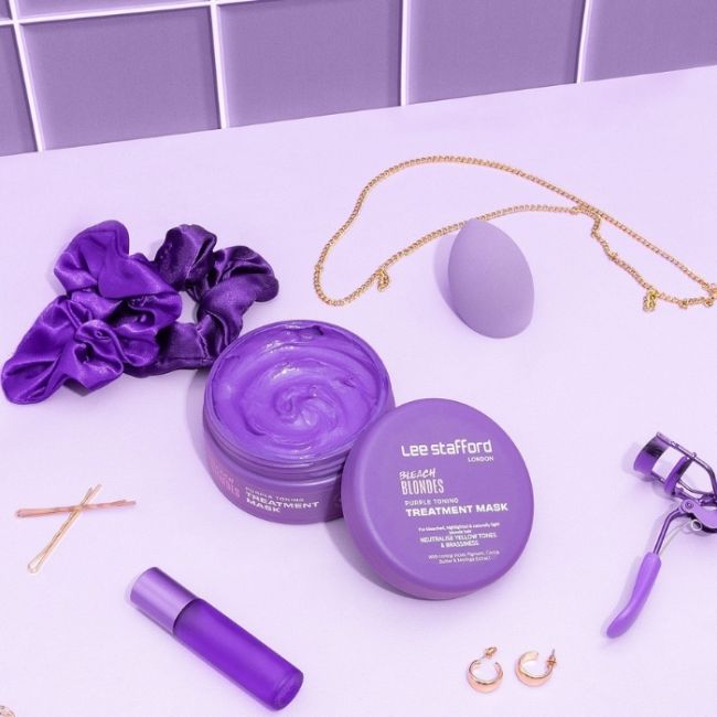 Masque Déjaunissant Violet Bleach Blondes Lee Stafford 200ml
