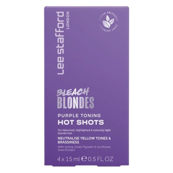 Cure Déjaunissante Violet Shot Bleach Blondes Lee Stafford 4 x 15ml