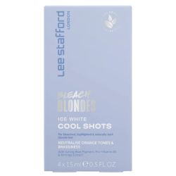 Cure Déjaunissante Shots Blond Glacé Bleach Blondes Lee Stafford 4 x 15ml