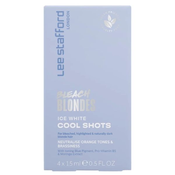 Cure Déjaunissante Shots Blond Glacé Bleach Blondes Lee Stafford 4 x 15ml