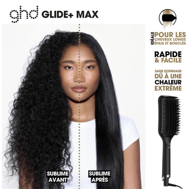 Brosse lissante professionnelle extra-large ghd Glide+ Max