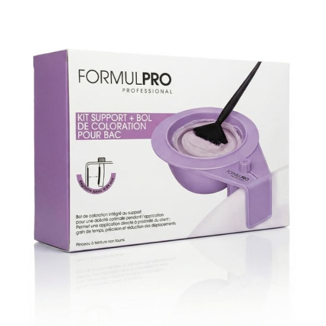 Bol Atix Violet avec support de fixation Shophair