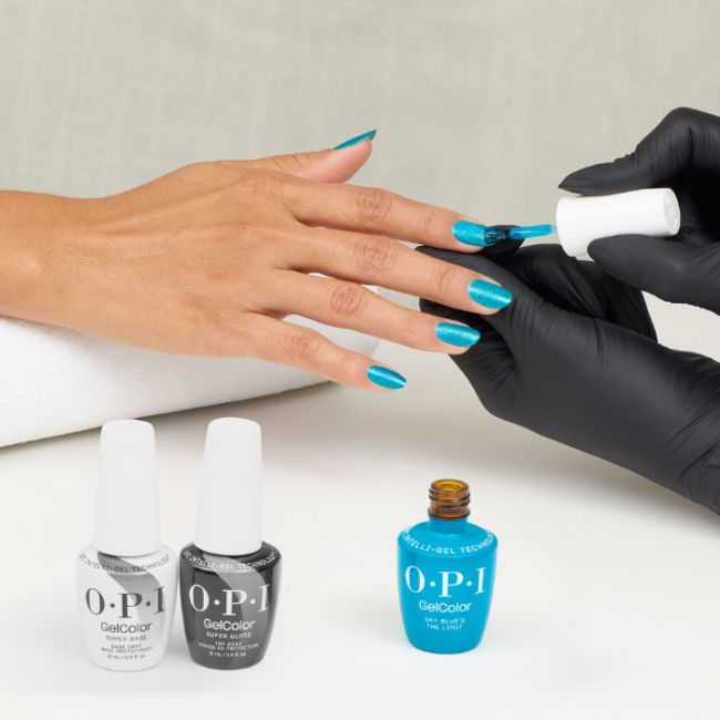 OPI Gel Color Vegan Trip to the Brite Side Sky Blue's the Limit 15ml