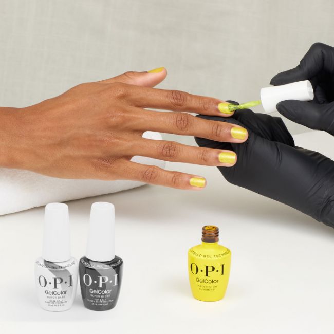 OPI Gel Color Vegan Trip to the Brite Side Paintin' on Sunshine! 15ml