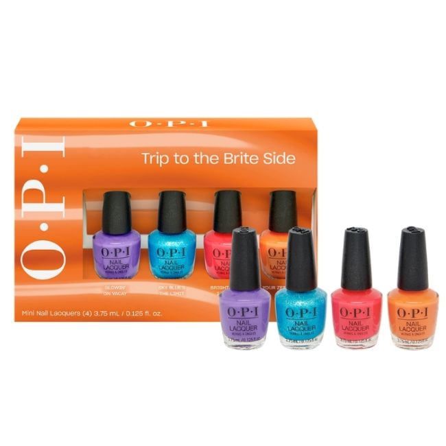 Kit de 4 minis nail lacquers OPI Vernis à ongles Trip to the Brite Side