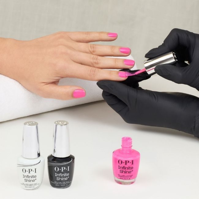 OPI Vernis Infinite Shine Vegan Trip to the Brite Side Beat Goes Neon and On 15ml