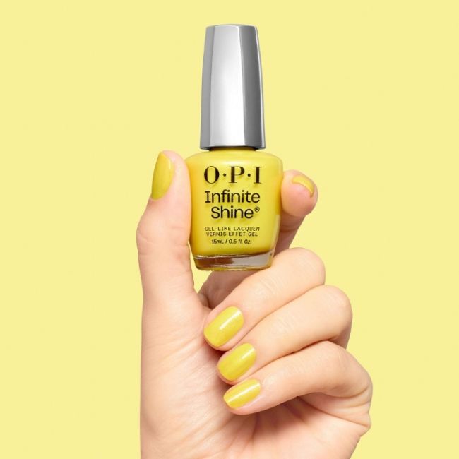 OPI Vernis Infinite Shine Vegan Trip to the Brite Side Limon-yello! 15ml