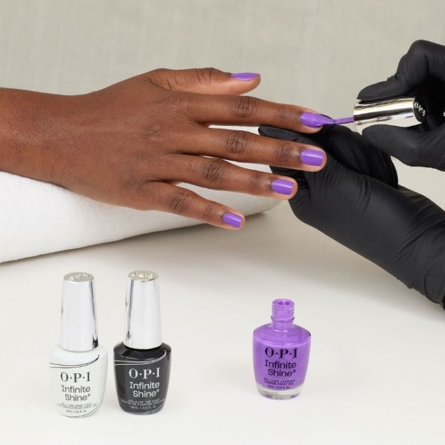 OPI Vernis Infinite Shine Vegan Trip to the Brite Side Here Plums the Sun 15ml